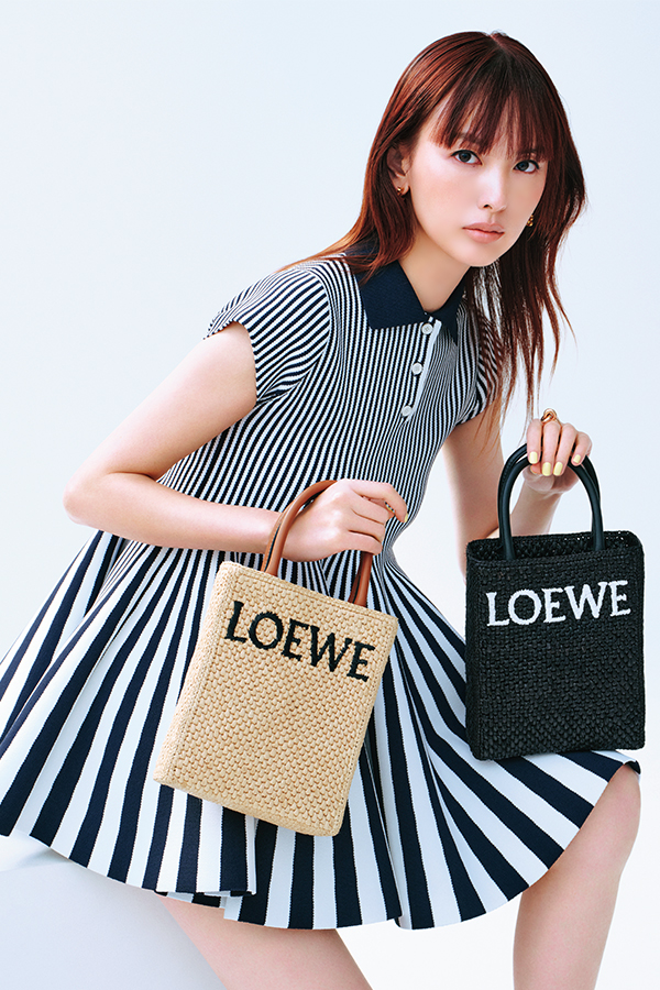 ショルダーストラップ汚れなしLOEWE  STANDARD A5 TOTE